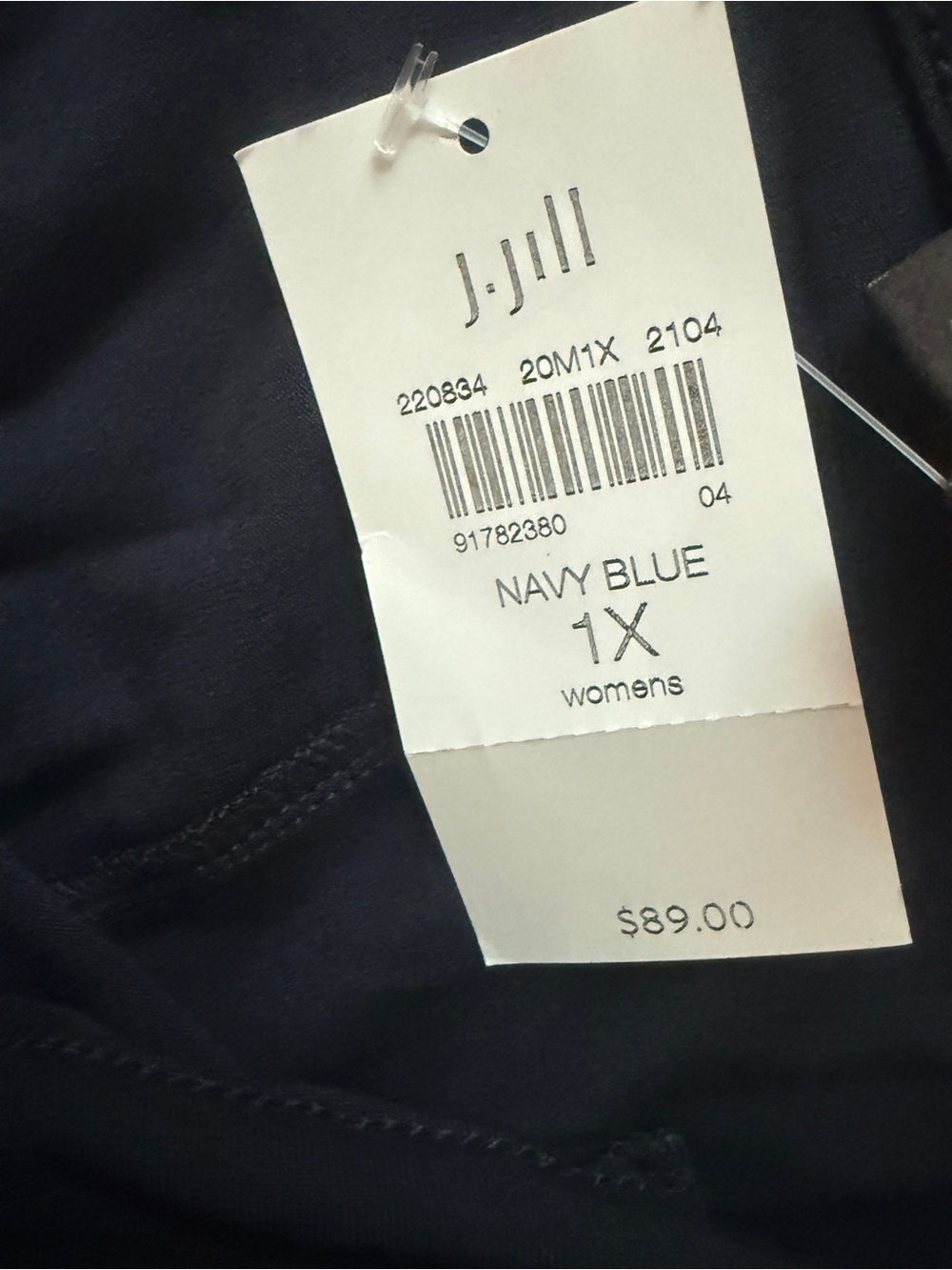 J. Jill Navy Blue Capris - 1X